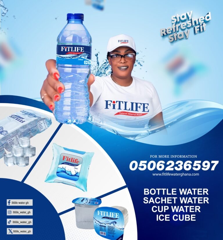 fitlife water ghana flyer